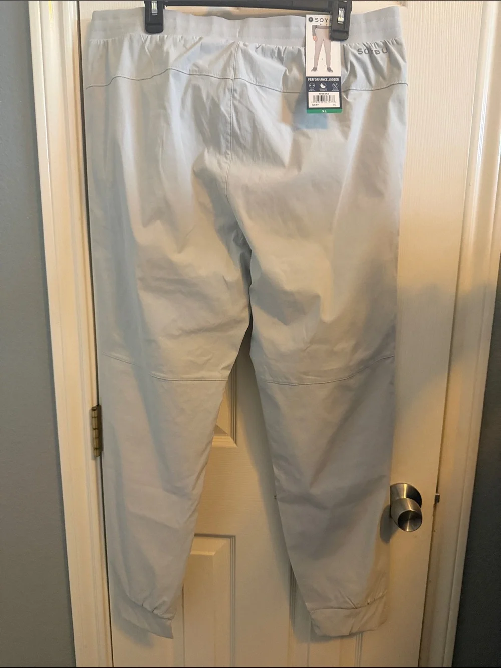 Soybu Men's Light Gray Performance Joggers